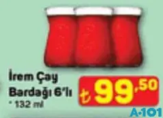 PAŞABAHÇE İREM ÇAY BARDAĞI 6'LI